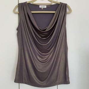 Calvin Klein Gathered Top - Size M